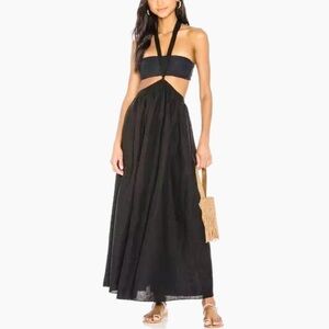 Mara Hoffman graziella 100% Linen convertible Skirt dress